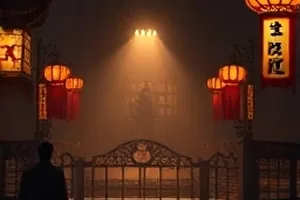 周日风筝：城郊草地上空的风筝与远处奔跑的身影